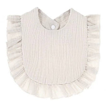 Load image into Gallery viewer, Muslin Ruffle Toddler Bib ($4 ea) Baby Gift, Shower Gift