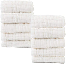 Load image into Gallery viewer, Muslin 6 Layer Burp Cloth ($4 ea) (pk of 5)