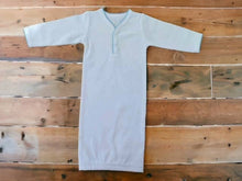 Load image into Gallery viewer, Picot Trim/ 2 Button Day Gown Newborn, Baby Gift