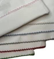 Load image into Gallery viewer, Picot Trim /Burp Cloth Baby Gift, Hospital Gift, Embroidery