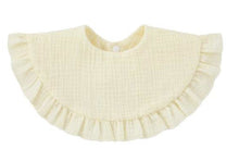 Load image into Gallery viewer, Muslin Ruffle Baby Bib