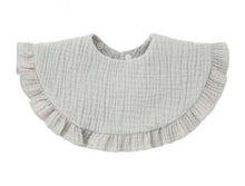 Load image into Gallery viewer, Muslin Ruffle Baby Bib