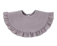 Load image into Gallery viewer, Muslin Ruffle Baby Bib