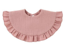Load image into Gallery viewer, Muslin Ruffle Baby Bib