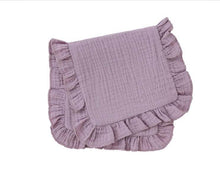 Load image into Gallery viewer, Muslin Ruffle Burp