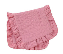 Load image into Gallery viewer, Muslin Ruffle Burp