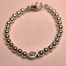 Load image into Gallery viewer, Sterling Silver with Jesus Bead