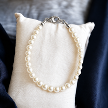 Load image into Gallery viewer, Classic Pearls (WHITE) Bracelet, Children's Jewelry