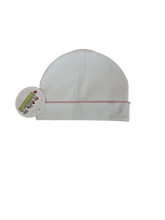 Load image into Gallery viewer, Picot Trim / Hat Baby Gift, Hospital, Embroidery, Monogram