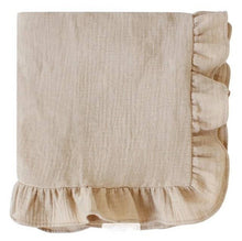 Load image into Gallery viewer, Muslin Ruffle Blanket - Baby Gift, Shower Gift, Newborn