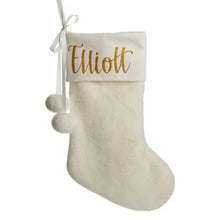 Load image into Gallery viewer, Christmas Stocking & Thread, Blue, Pink, Red and White