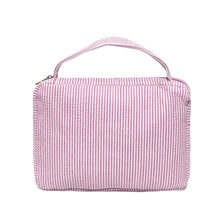 Load image into Gallery viewer, Accessory Bag, Bib Cover, Beach Tote (Seersucker)