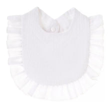 Load image into Gallery viewer, Muslin Ruffle Toddler Bib