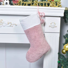 Load image into Gallery viewer, Christmas Stocking &amp; Thread, Blue, Pink, Red and White
