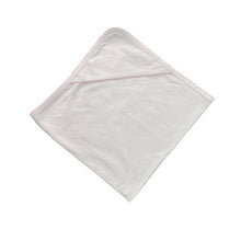 Load image into Gallery viewer, Picot Trim/Hooded Cotton Bath Towel Baby Gift
