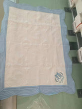 Load image into Gallery viewer, Heirloom Quilt - Baby Quilt Blanket Monogram
