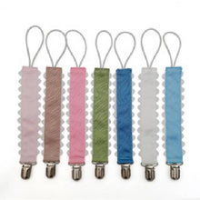 Load image into Gallery viewer, Pacifier Clip, Monogram-able Assorted Colors
