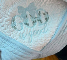 Load image into Gallery viewer, Heirloom Quilt - Baby Quilt Blanket Monogram
