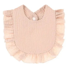 Load image into Gallery viewer, Muslin Ruffle Blanket, Bib, Burp
