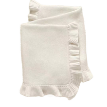 Load image into Gallery viewer, Nap Time RUFFLE Edge Cotton - Baby Quilt Blanket
