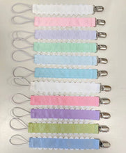 Load image into Gallery viewer, Pacifier Clip, Monogram-able Assorted Colors
