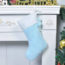 Load image into Gallery viewer, Christmas Stocking &amp; Thread, Blue, Pink, Red and White
