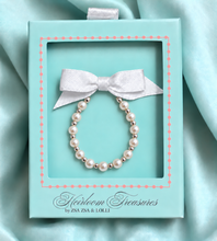 Load image into Gallery viewer, Classic Pearls (RP-1 White) Bracelet, Children's Jewelry
