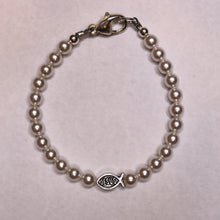 Load image into Gallery viewer, Classic Pearl with Jesus Bead
