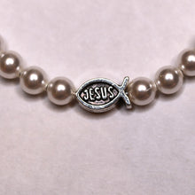 Load image into Gallery viewer, Classic Pearl with Jesus Bead
