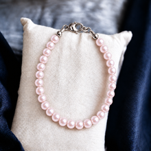 Load image into Gallery viewer, Classic Pearls (PINK) Bracelet, Children's Jewelry
