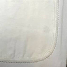 Load image into Gallery viewer, Picot Trim/ Receiving Blanket Baby Gift, Embroidery, Mono

