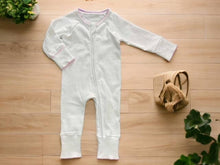 Load image into Gallery viewer, Footie (Converter -2 way zip) Picot Trim, Baby Gift
