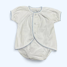 Load image into Gallery viewer, Picot Trim / Swing Diaper Set Baby Gift, Embroidery, Monogra
