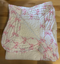 Load image into Gallery viewer, Heirloom Quilt - Baby Quilt Blanket Monogram
