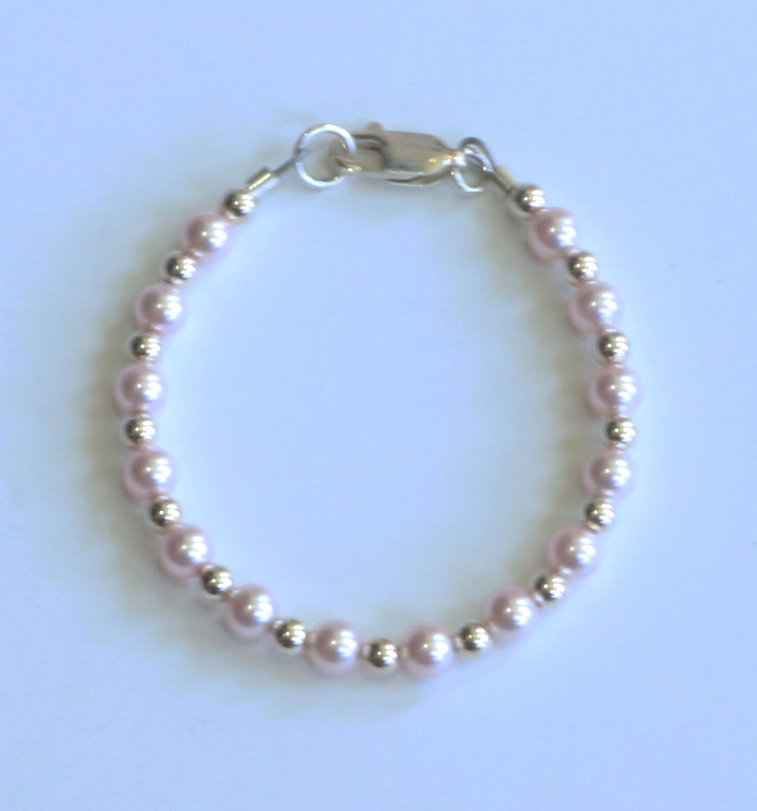 Classic Pearls and Sterling Silver - Pink