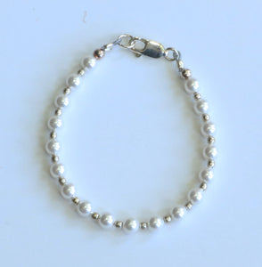 Classic Pearls and Sterling Silver - White